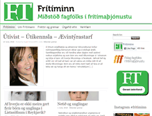 Tablet Screenshot of fritiminn.is